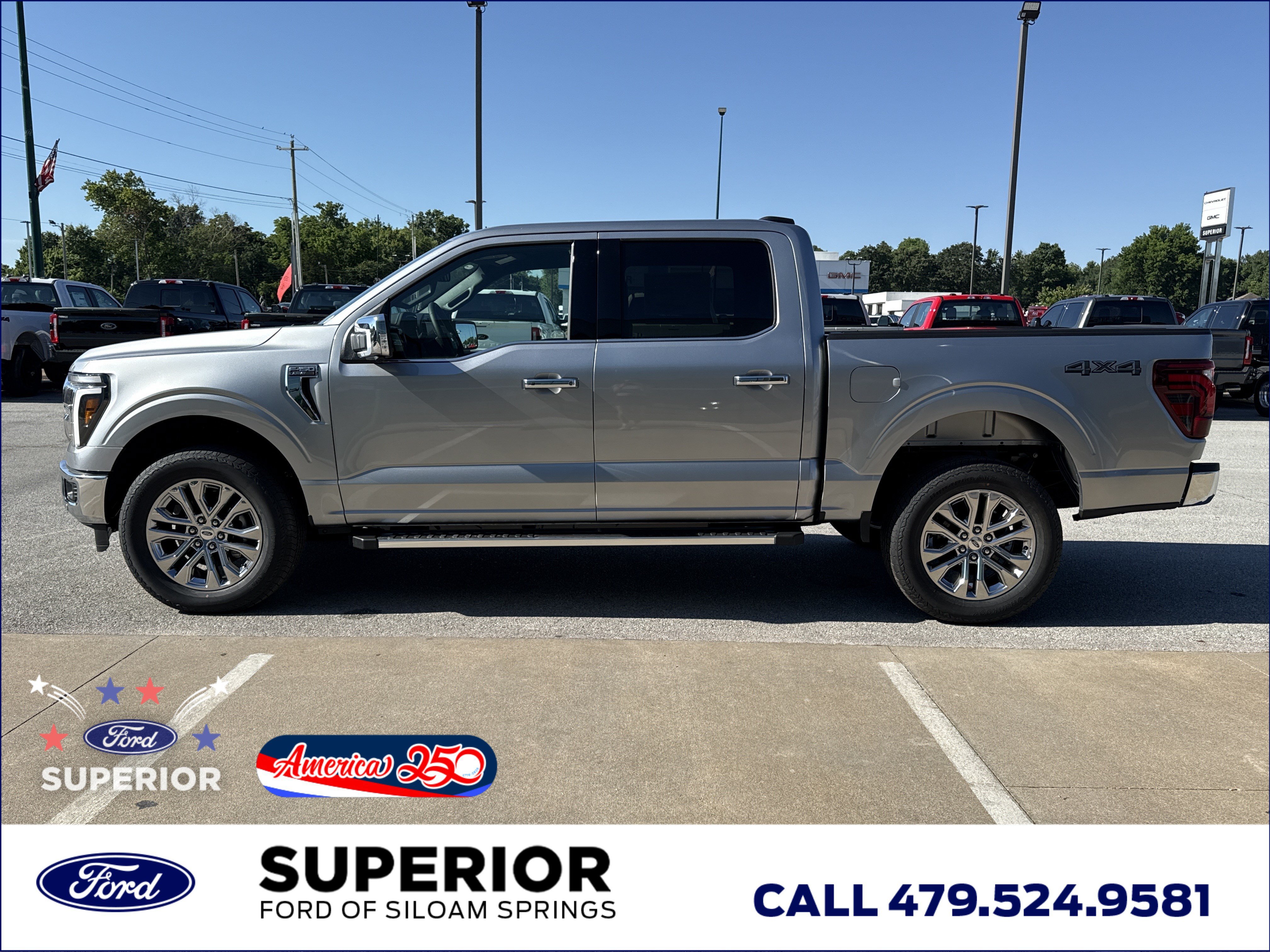 New 2026 Iconic Silver Metallic Ford Lariat 4WD image 11