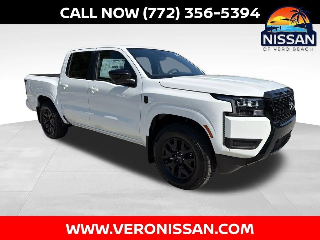 New 2026 Glacier White Nissan Crew Cab SV image 1