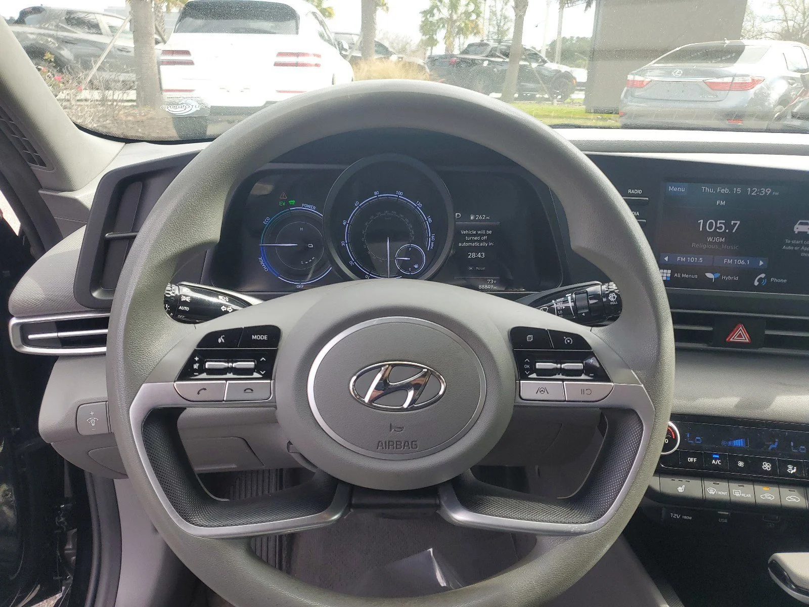 Used 2021 Phantom Black Hyundai Blue image 15