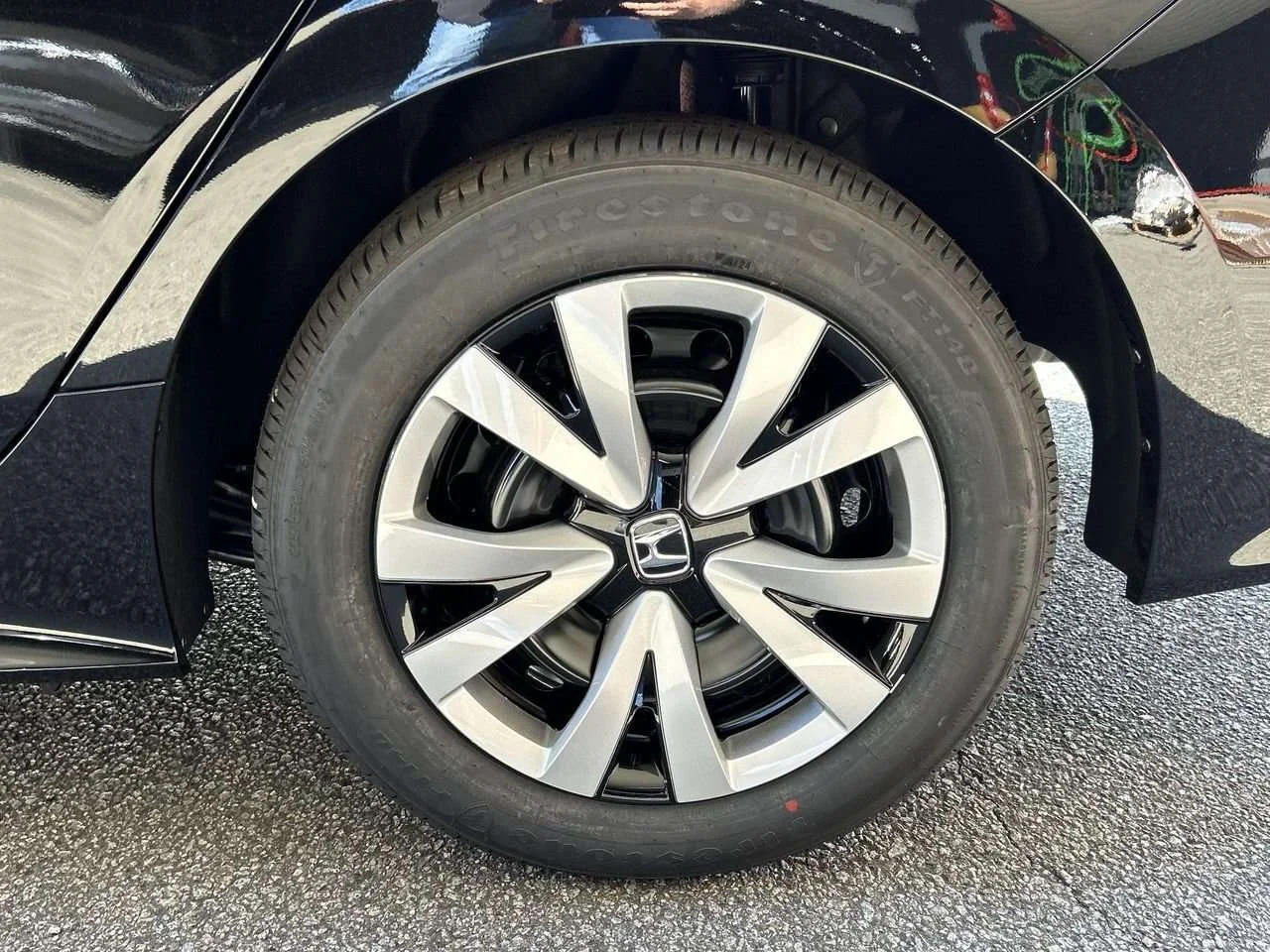 Used 2025 Crystal Black Pearl Honda LX CVT Sedan Certified Pre-Owned   No Accident   O image 18