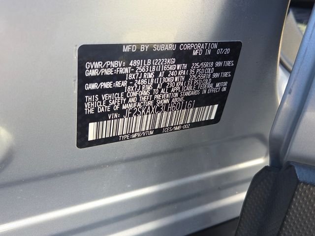Used 2020 Silver Subaru Touring image 6
