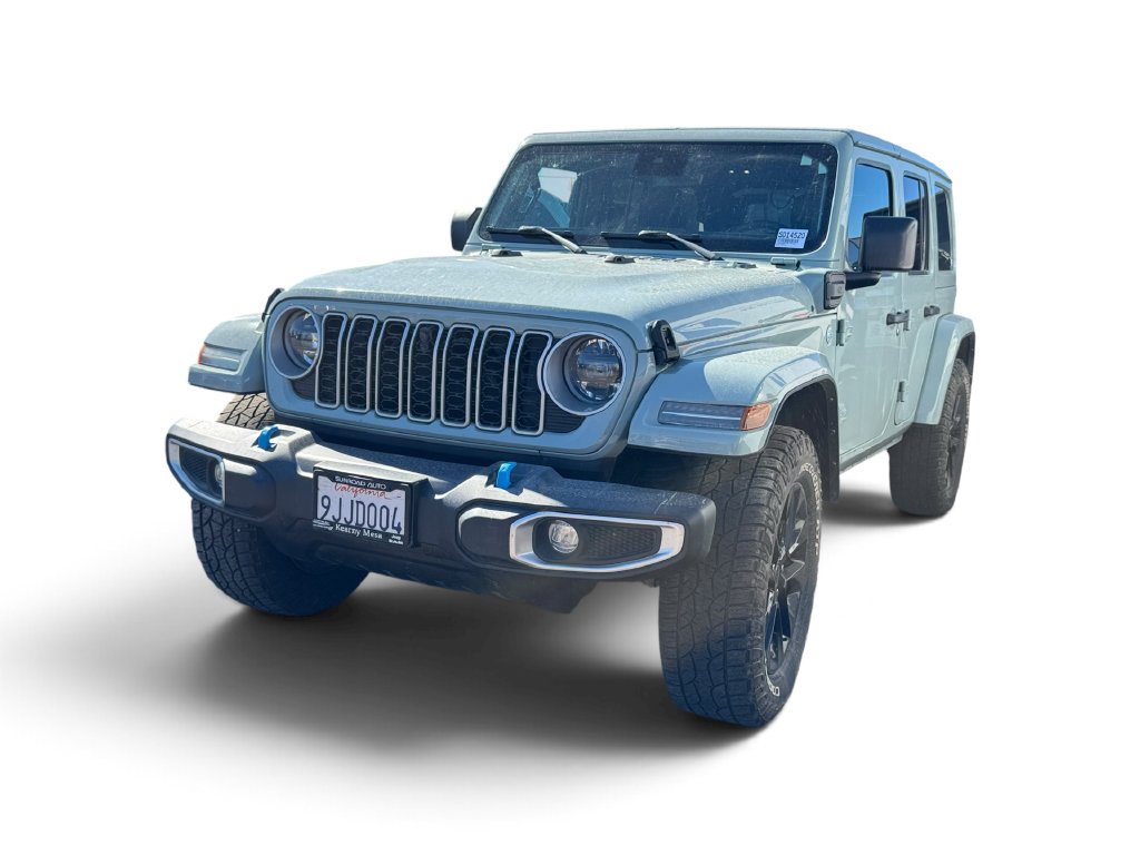 Used 2024 Gray Jeep Sahara 4xe image 14