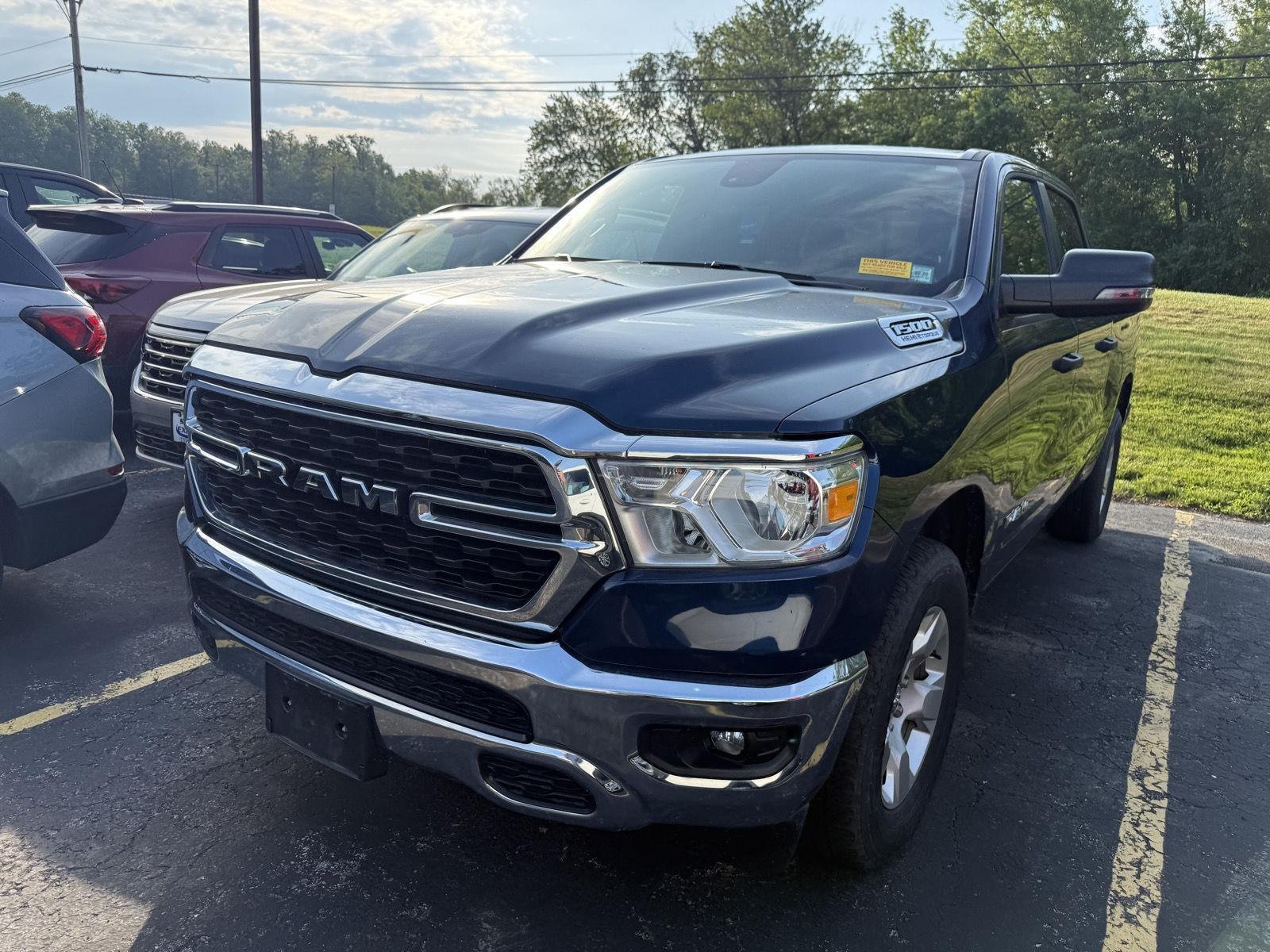 Used 2023 Patriot Blue Pearlcoat Ram Big Horn image 2