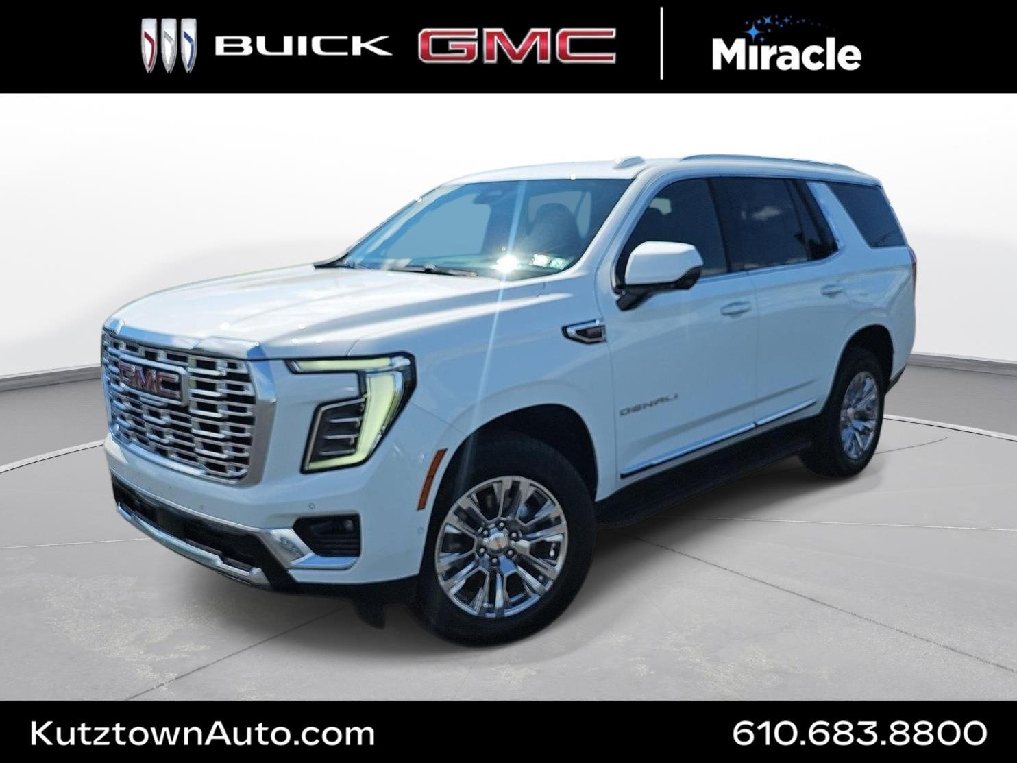 Used 2025 Summit White GMC Denali image 1