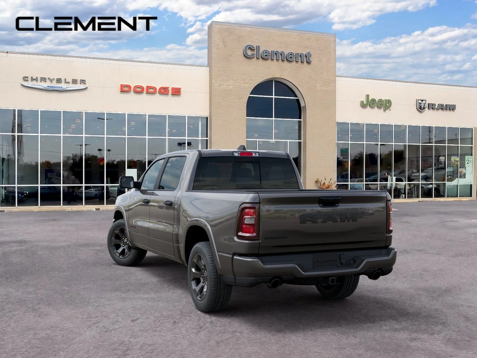 New 2026 Granite Crystal Metallic Clear-Coat Exterior Paint RAM Big Horn/Lone Star image 3