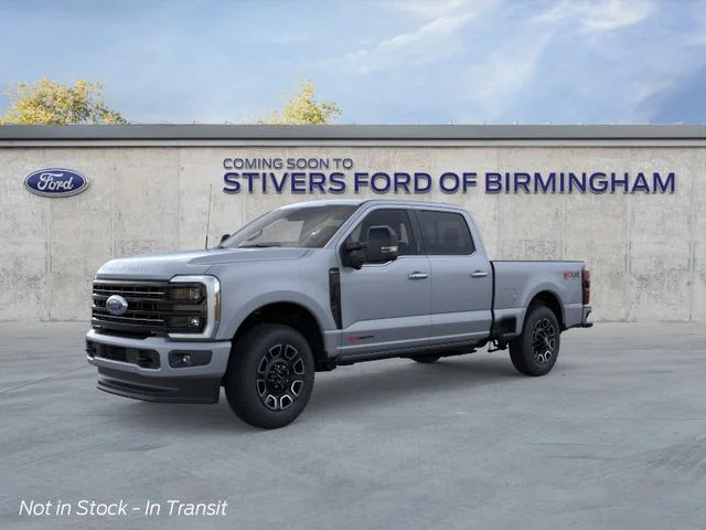 New 2026 Glacier Gray Metallic Tri-Coat Ford F-250® Platinum® image 2