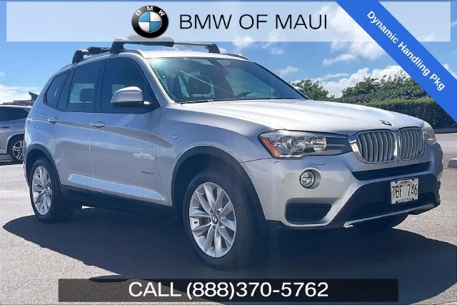 Used 2017 BMW X3 sDrive28i with VIN 5UXWZ7C36H0V88611 for sale in Kahului, HI