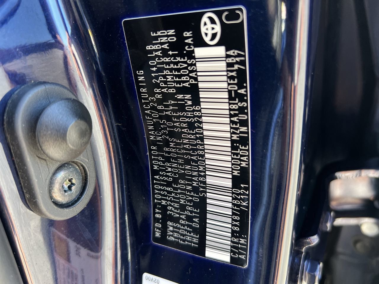 Used 2024 Blueprint Toyota LE image 32