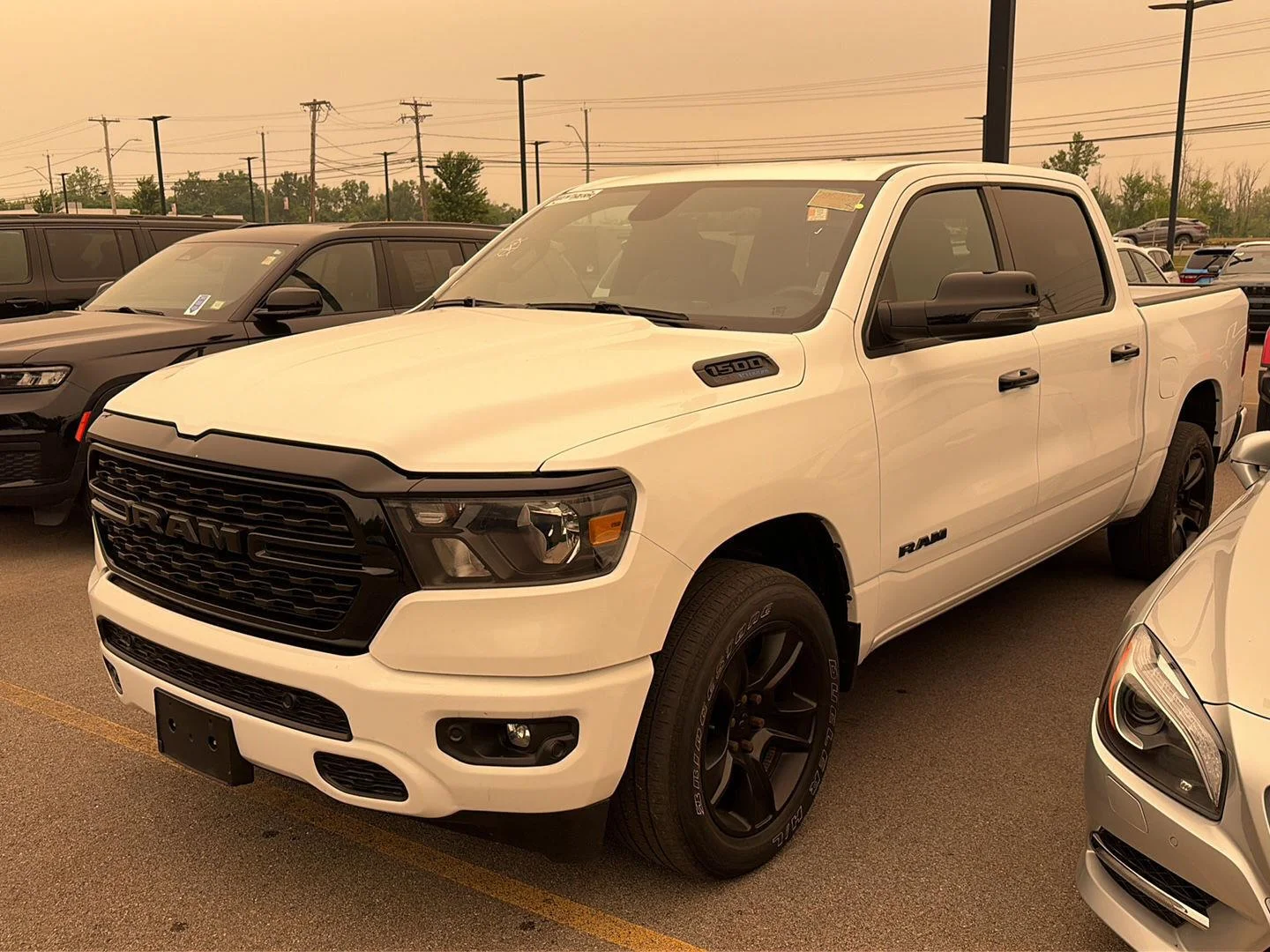 Used 2023 Bright White Clearcoat Ram Big Horn image 4