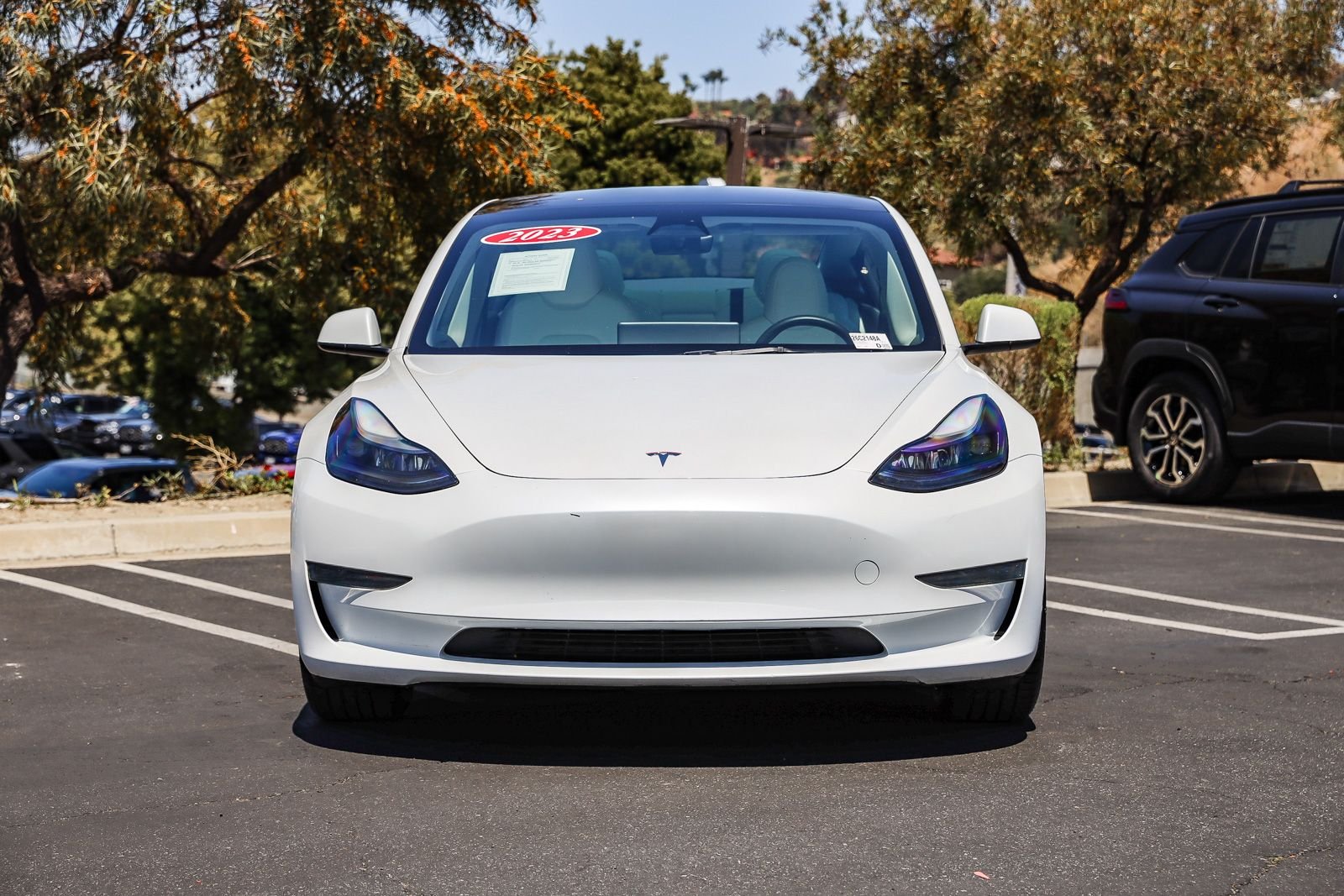 Used 2023 Tesla Model 3 Base with VIN 5YJ3E1EA2PF587321 for sale in San Juan Capistrano, CA