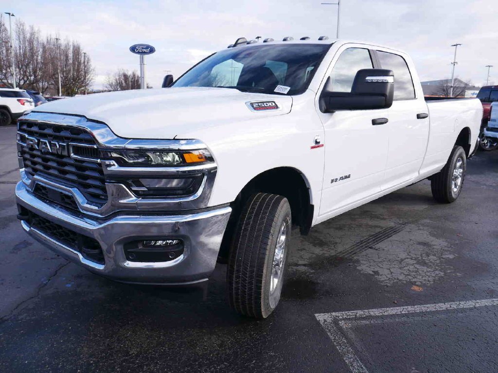 New 2026 Bright White Clear-Coat Exterior Paint RAM BIG HORN image 3