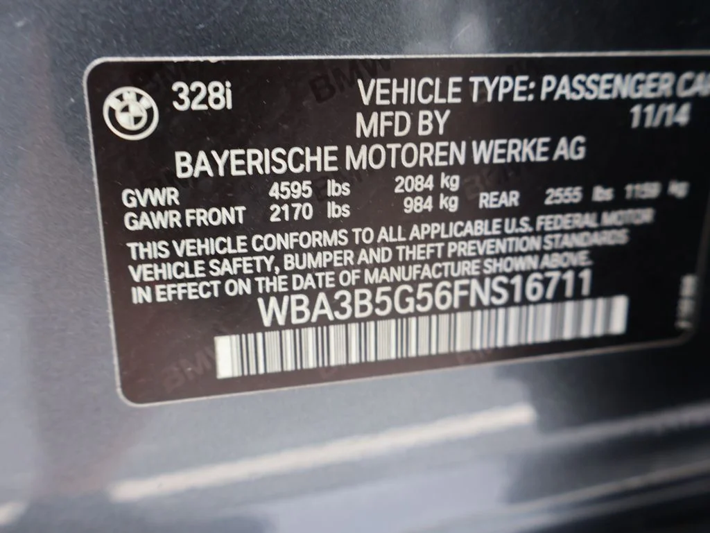Used 2015 Gray BMW 328i xDrive image 21
