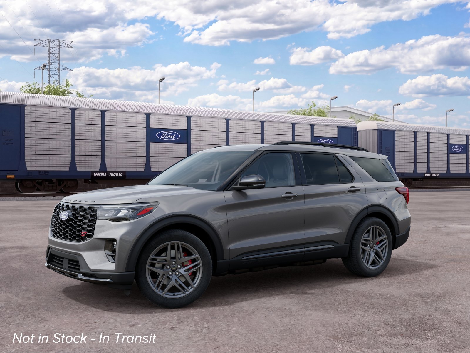 New 2027 Carbonized Gray Metallic Ford ST image 1