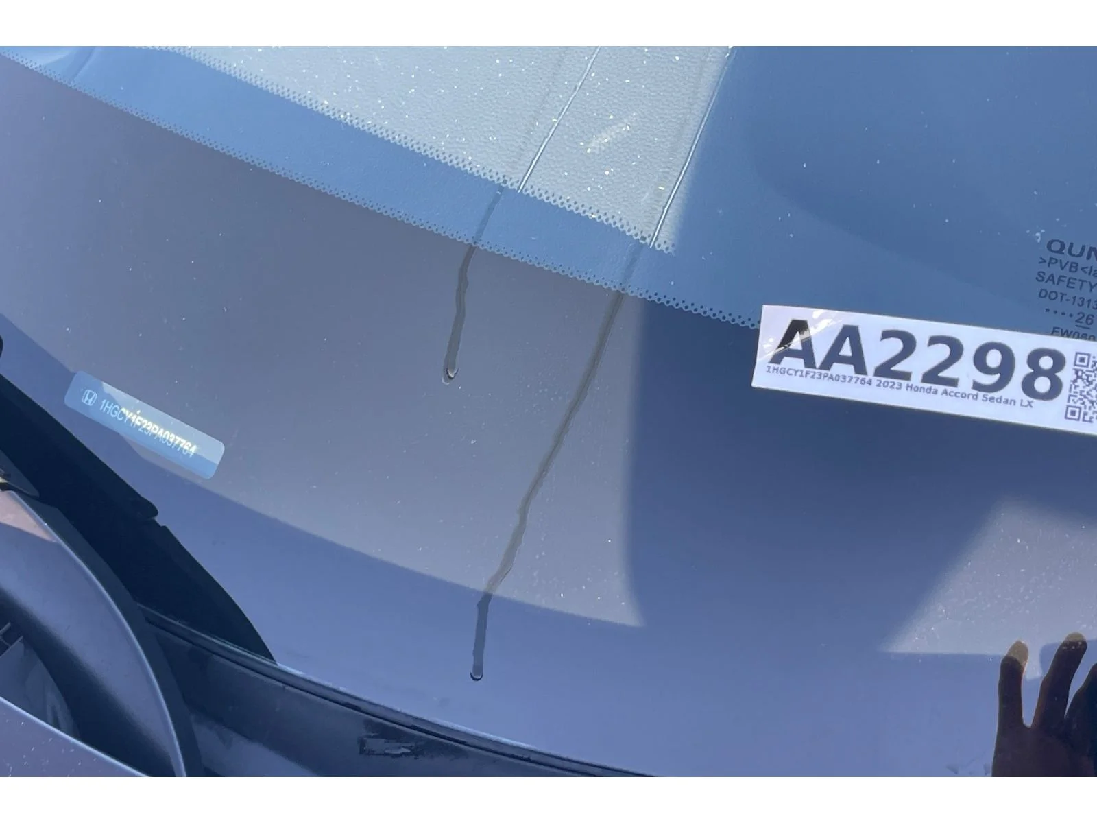 Used 2023 Crystal Black Pearl Honda LX image 18