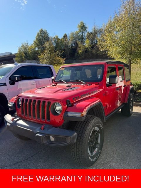 Used 2022 Red Jeep Unlimited Rubicon image 1