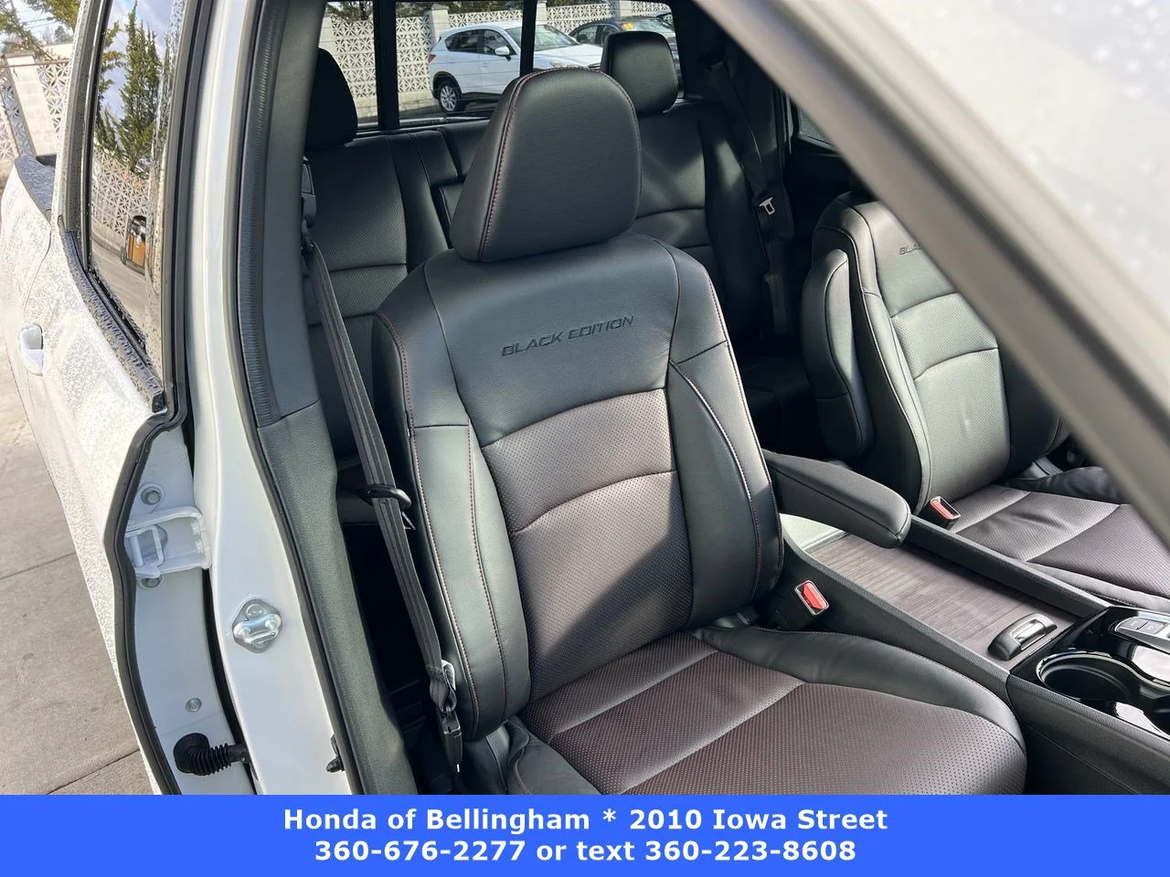 Used 2023 Platinum White Pearl Honda AWD BLACK EDITION image 53