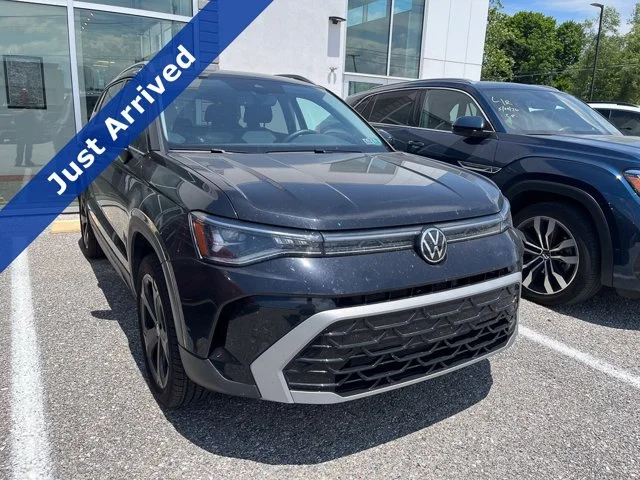Certified Used 2025 Deep Black Pearl Volkswagen SEL image 1