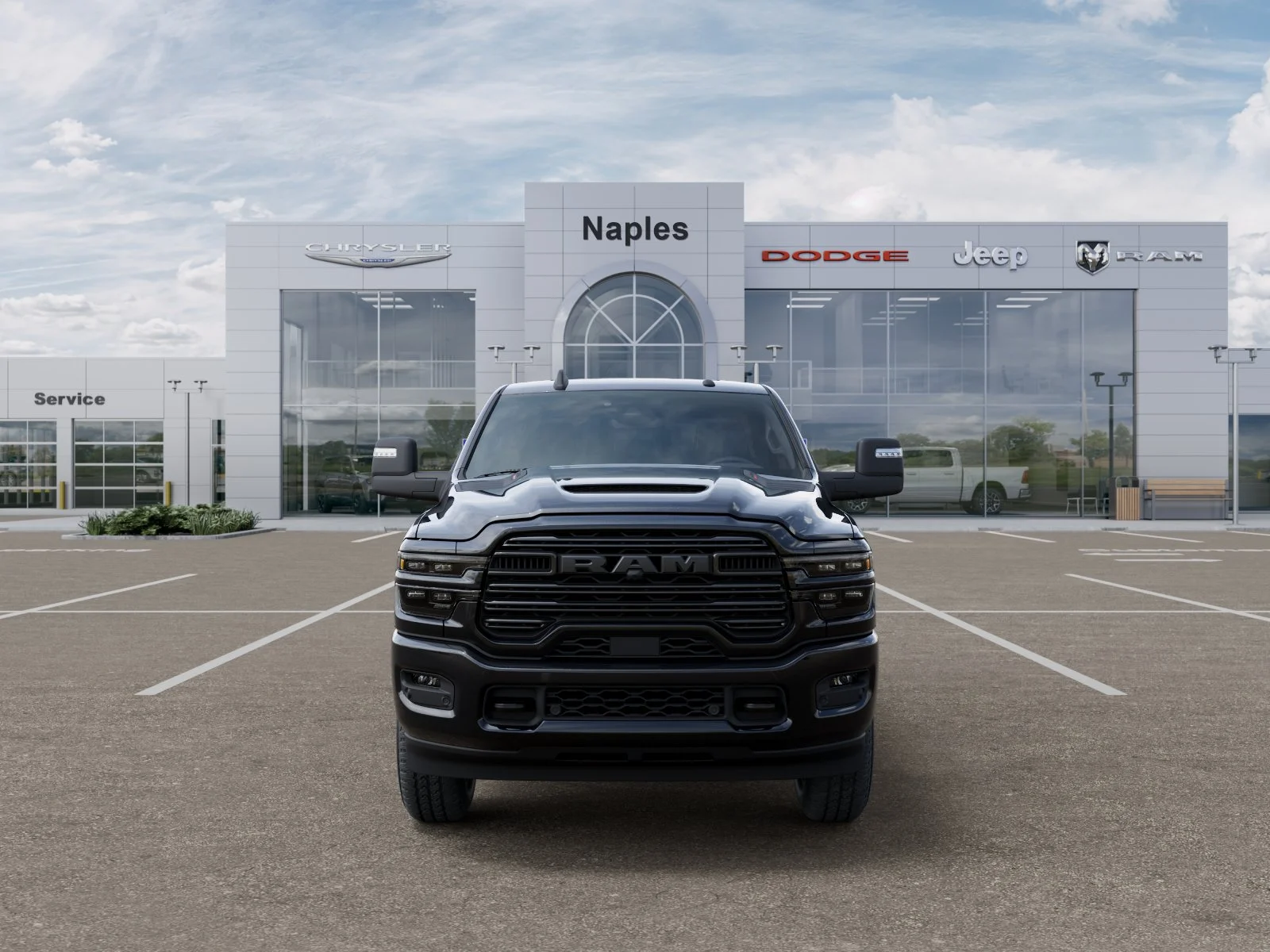 New 2026 Diamond Black Crystal Pearl-Coat Exterior Paint RAM Laramie image 32