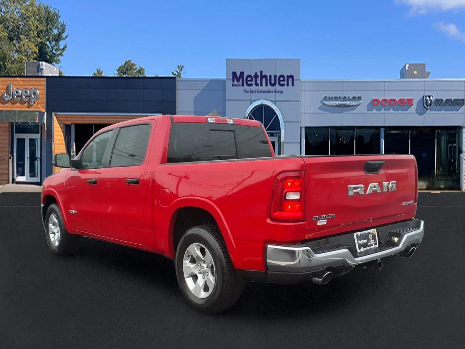 Used 2025 Flame Red Clearcoat Ram Big Horn image 7