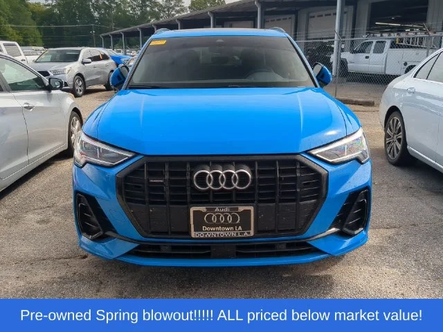 Used 2021 Blue Audi Premium Plus image 6