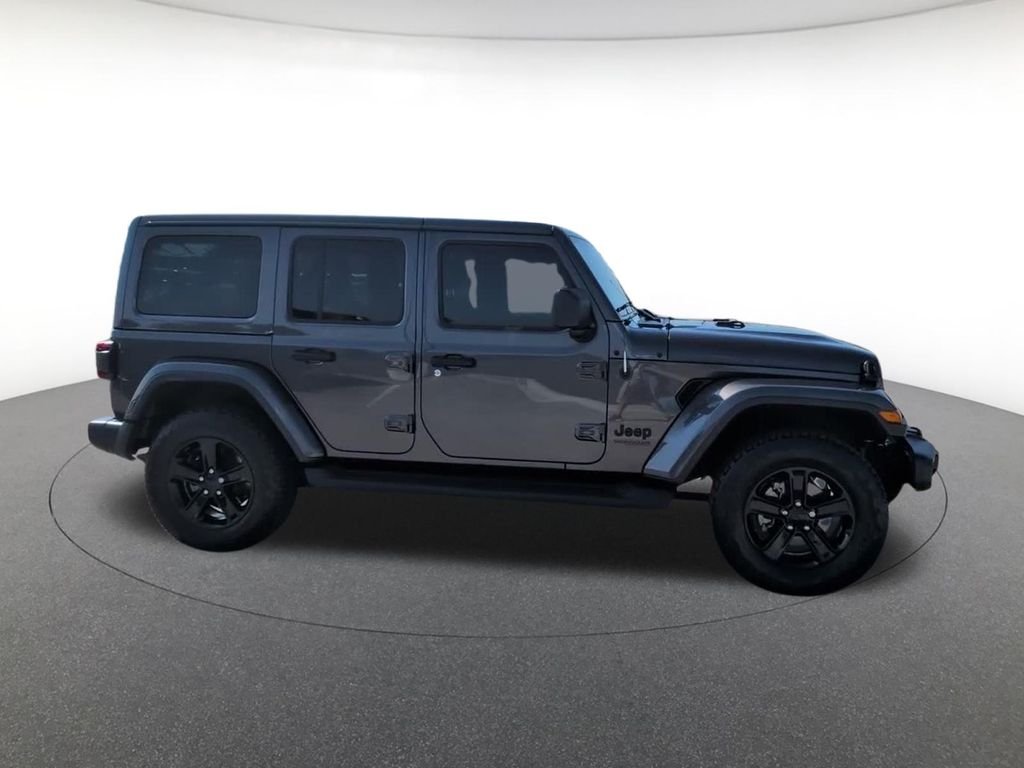 Certified Used 2021 Gray Jeep Unlimited Sahara Altitude image 4