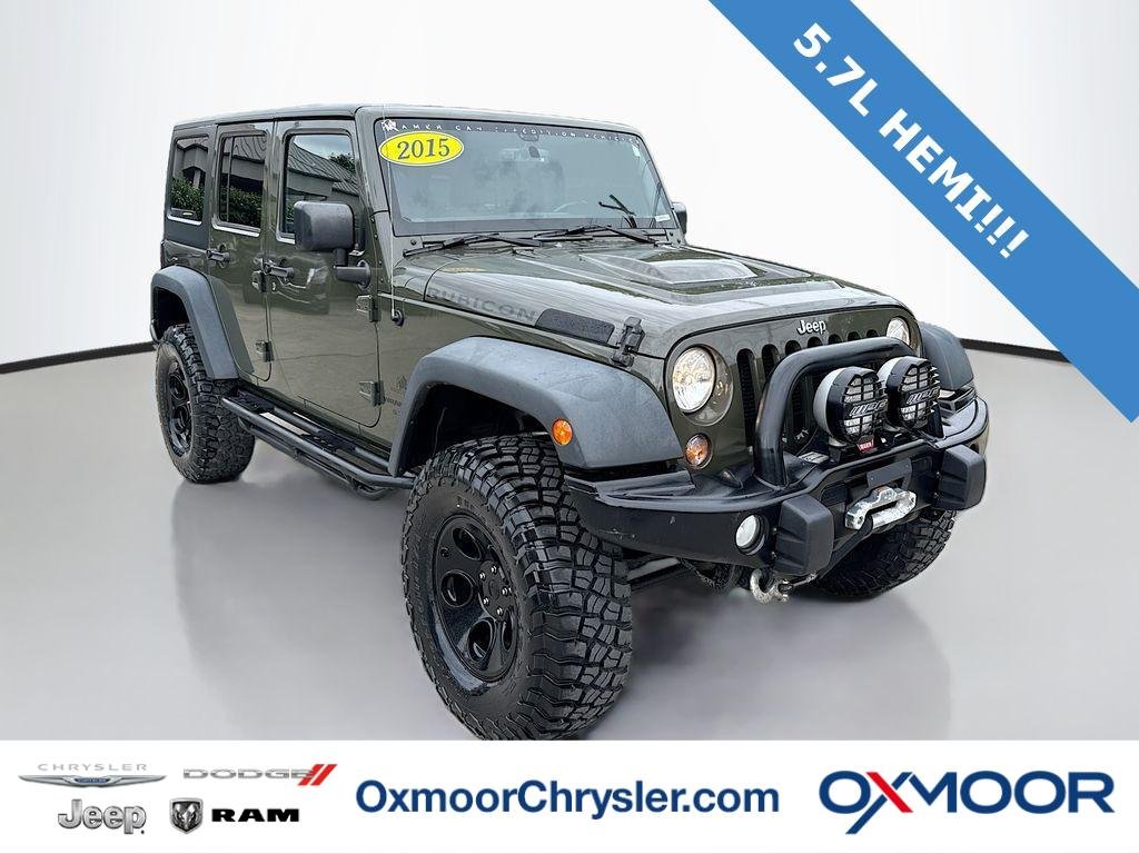 Used 2015 Tank Clearcoat Jeep Rubicon AEV image 1
