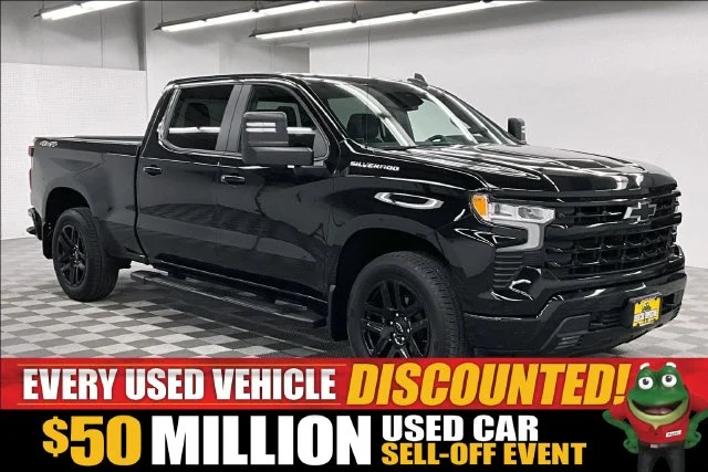 Pre-Owned 2024 Chevrolet Silverado 1500 RST 4D Crew Cab in Herculaneum ...