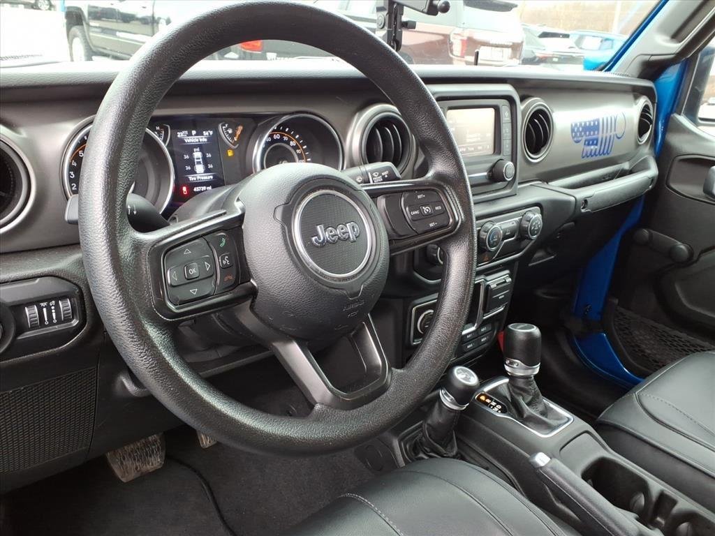 Used 2021 Hydro Blue Pearlcoat Jeep Willys Sport image 12