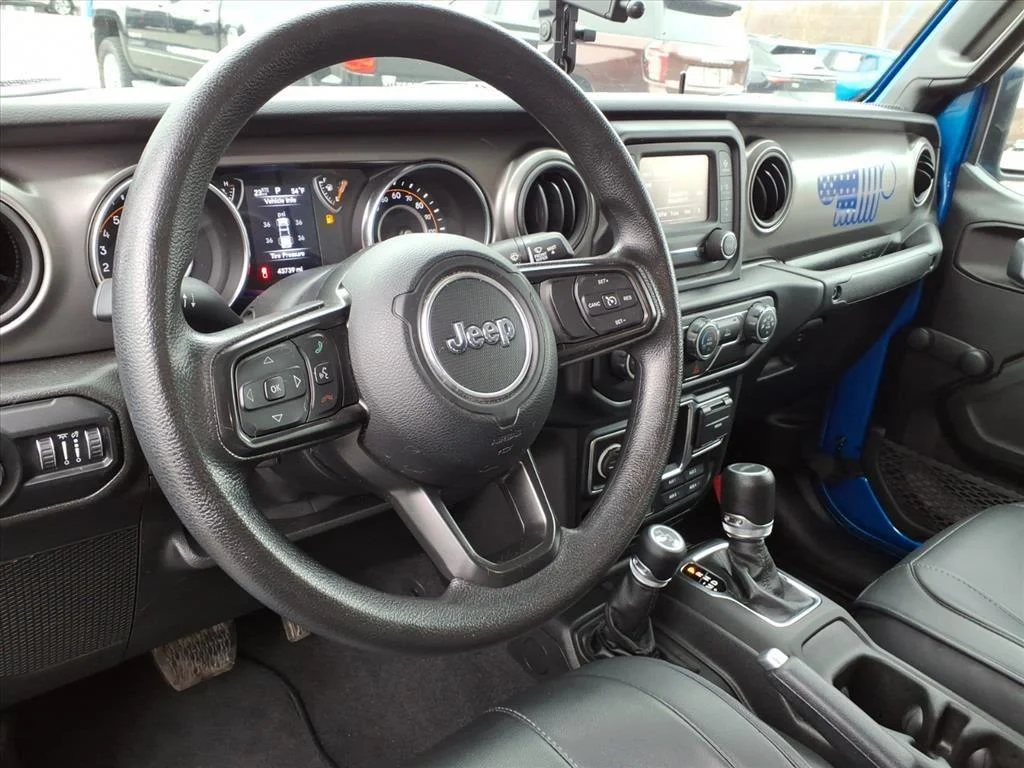 Used 2021 Hydro Blue Pearlcoat Jeep Willys Sport image 12