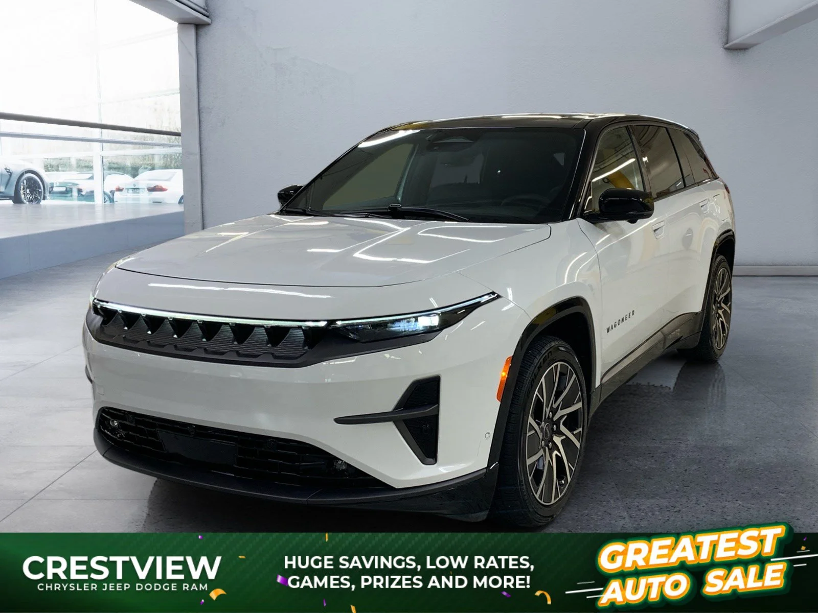 Used 2025 Bright White Jeep Limited image 1