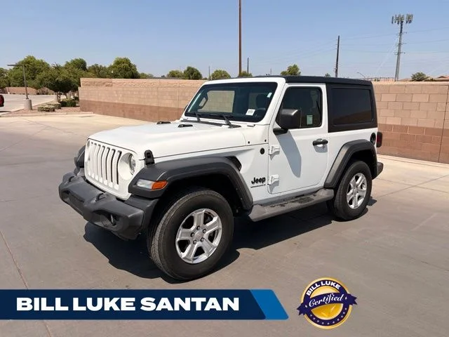 Certified Used 2023 White Jeep Sport S image 1