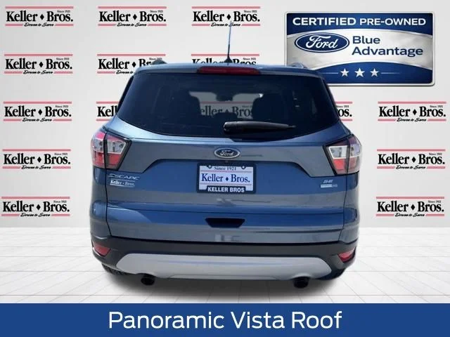 Certified Used 2018 Blue Metallic Ford SE image 6