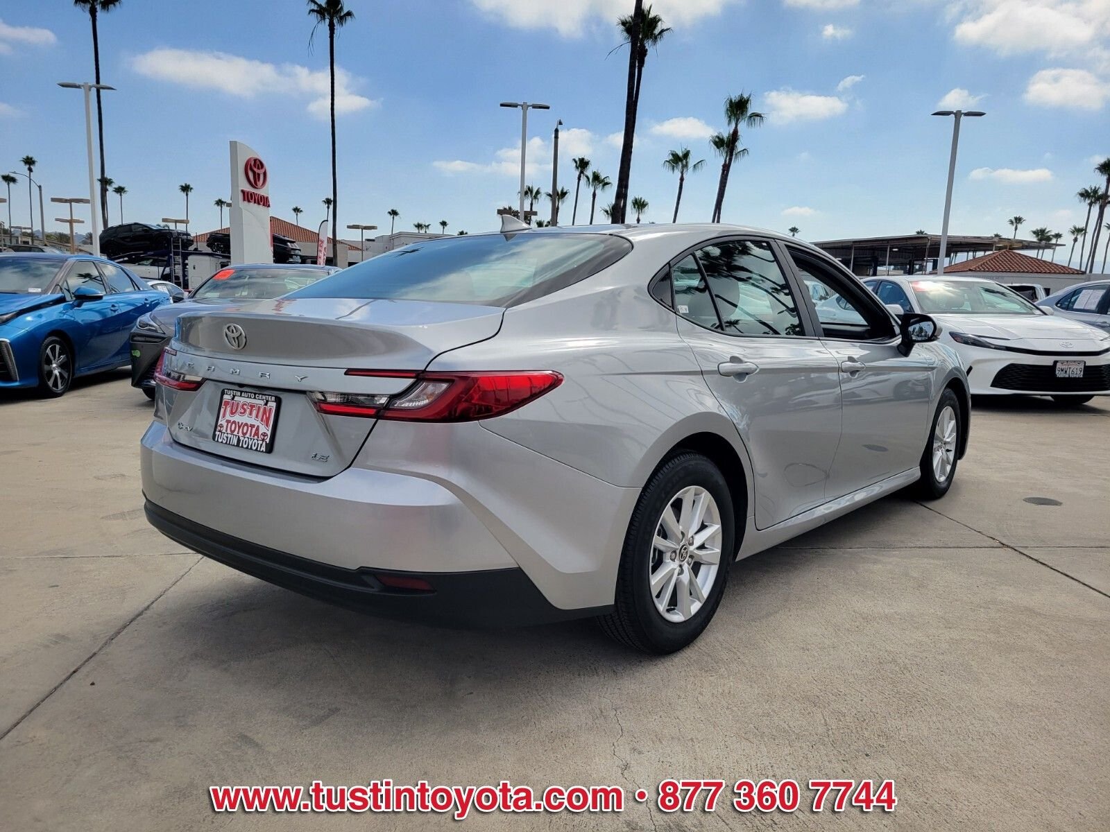 Certified Used 2025 Silver Toyota LE image 4