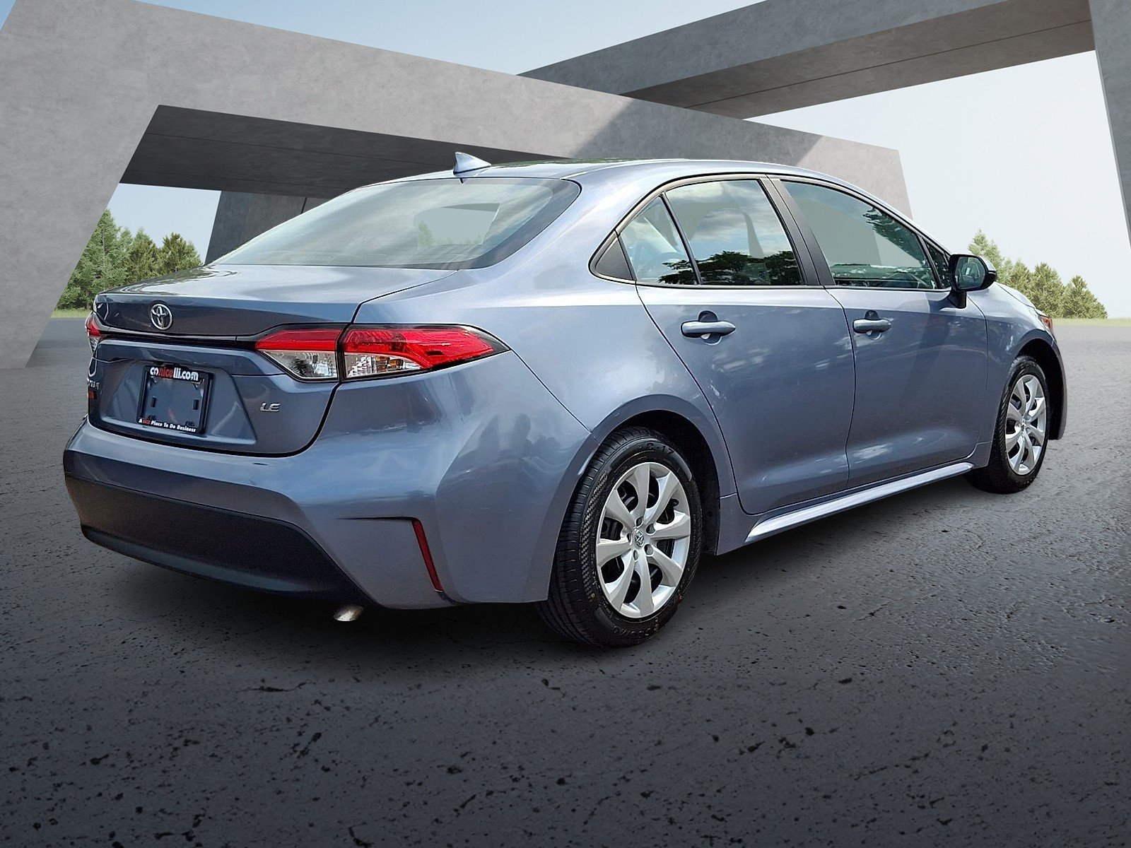 Used 2024 Blue Toyota LE image 5