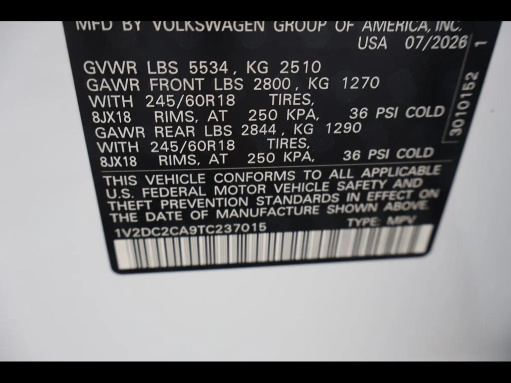 New 2026 Opal White Pearl Volkswagen 2.0T SE image 28