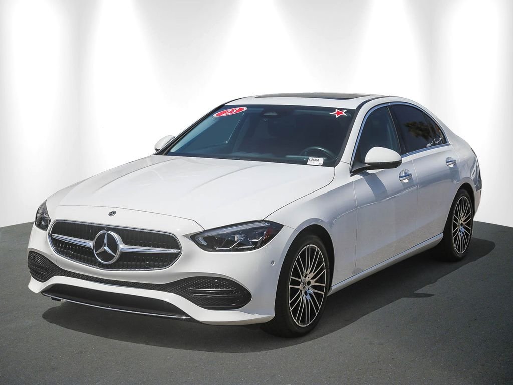 Used 2023 White Mercedes-Benz C 300 image 3
