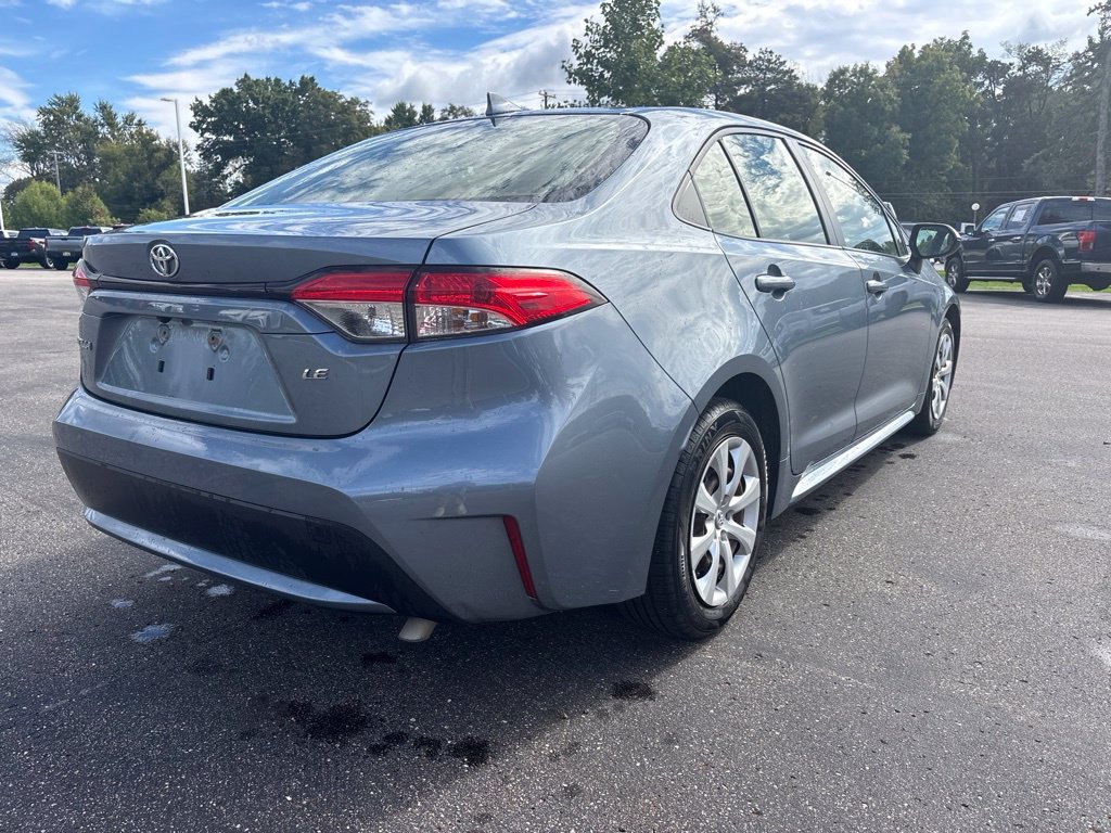 Certified Used 2020 Blue Toyota LE image 6