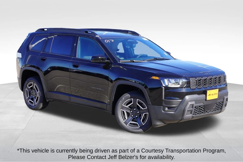 New 2026 Diamond Black Crystal Pearl-Coat Exterior Paint Jeep Limited image 1