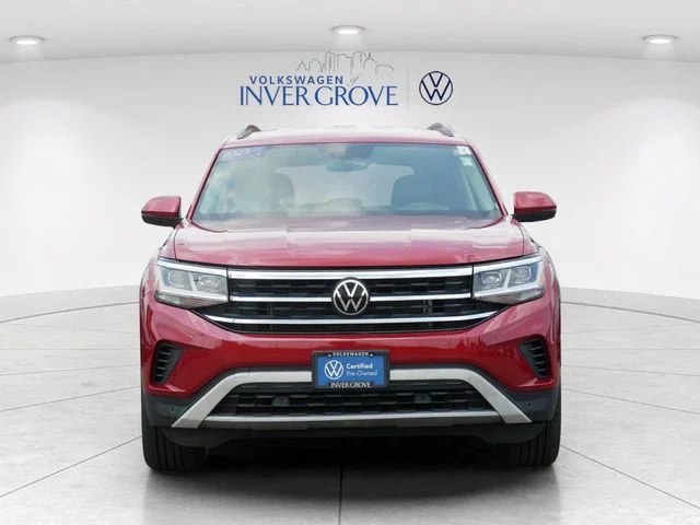 Certified 2023 Volkswagen Atlas SE w/Tech with VIN 1V2HR2CA9PC507950 for sale in Inver Grove Heights, Minnesota