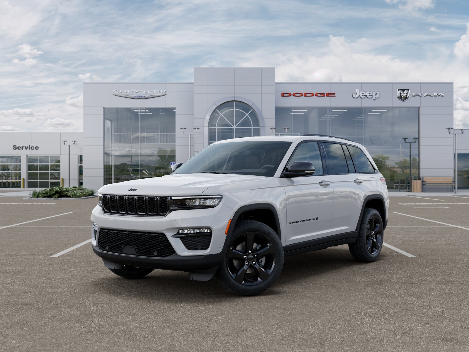 New 2025 Bright White Clear-Coat Exterior Paint Jeep Limited image 30