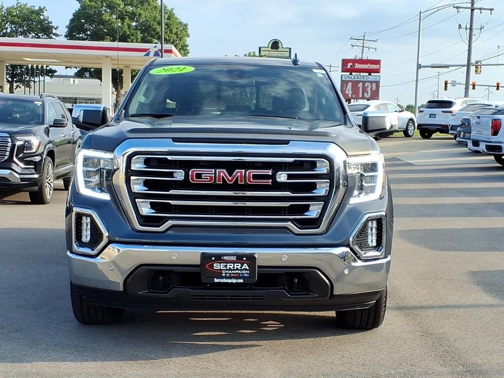 Used 2021 Dark Sky Metallic GMC SLT image 21