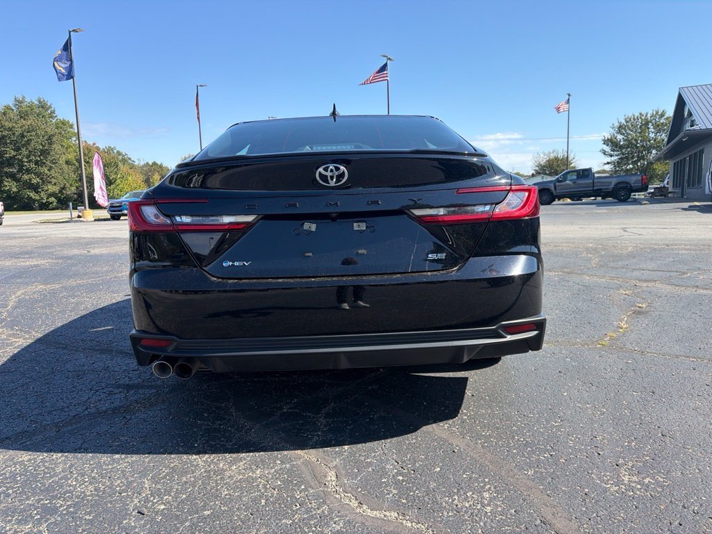 Certified Used 2025 Midnight Black Metallic Toyota SE image 5