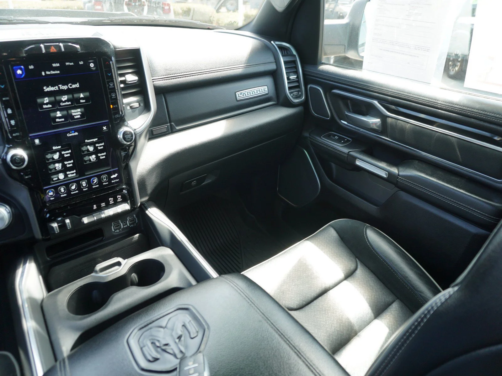 Used 2021 Bright White Clearcoat Ram Laramie image 19