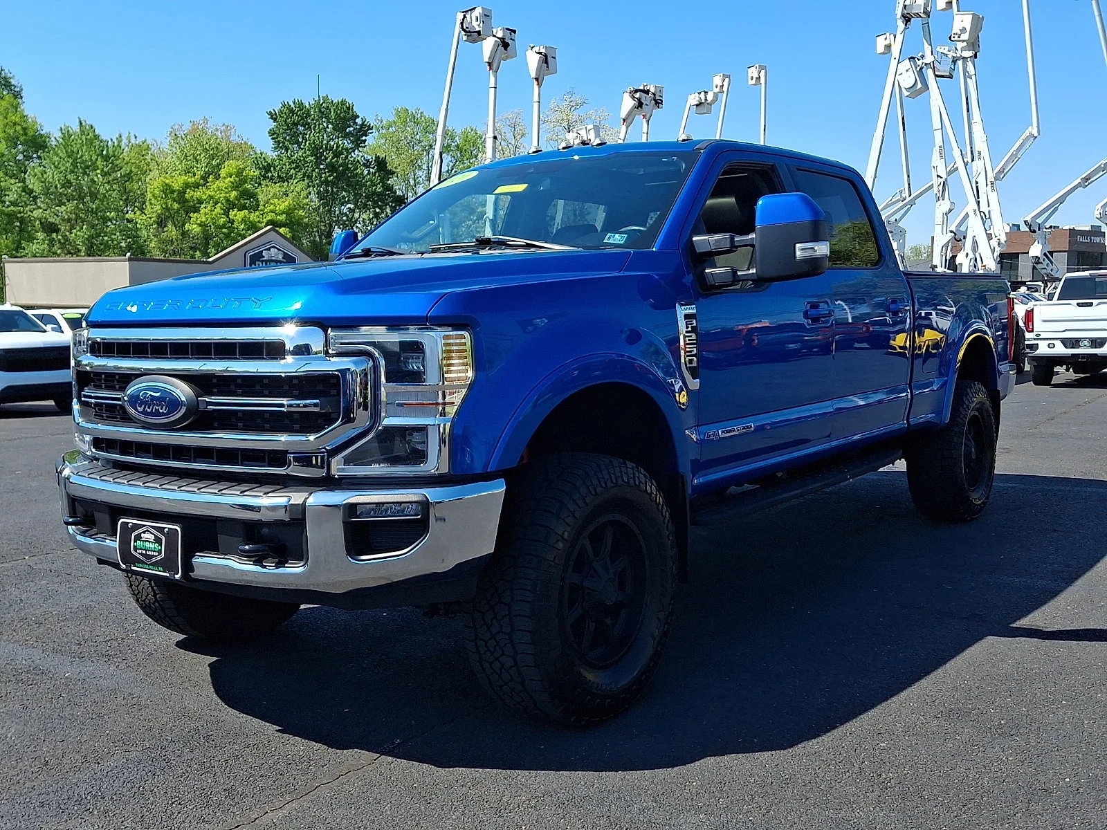 Used 2020 Velocity Blue Metallic   E7 Ford LARIAT image 4