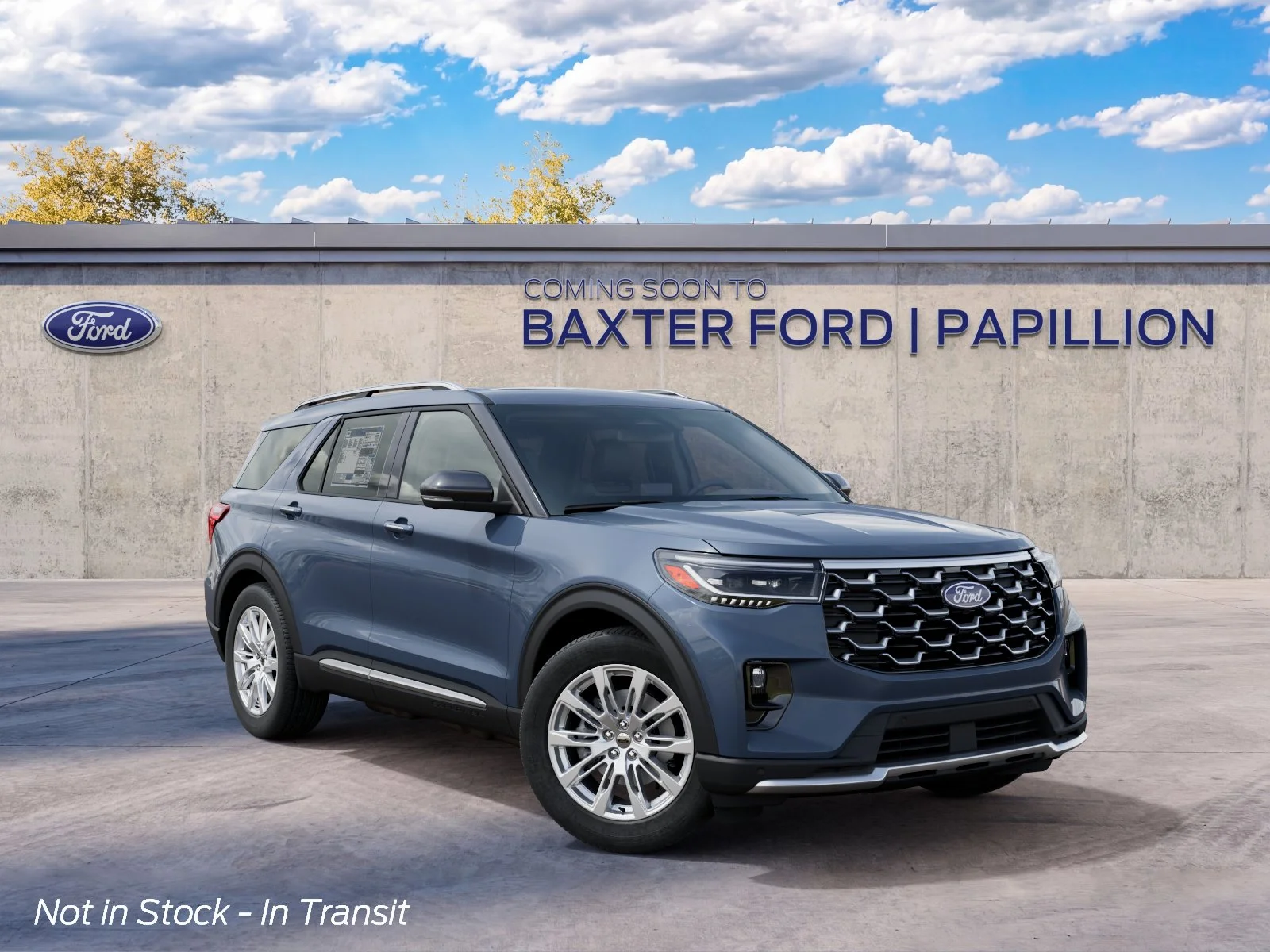 New 2027 Vapor Blue Metallic Ford Platinum image 24