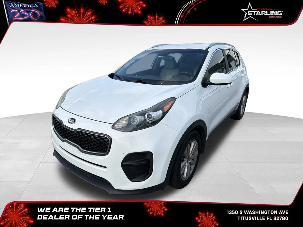 Used 2017 White Kia LX image 1