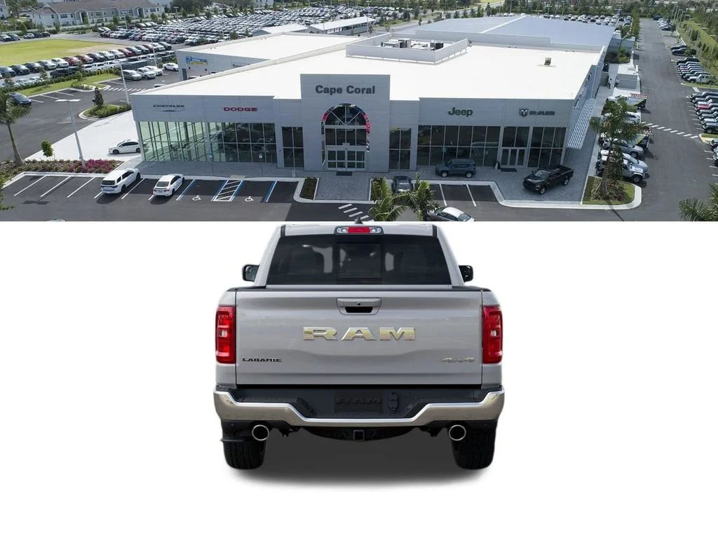 New 2026 Ivory White Tri-Coat Pearl-Coat Exterior Paint RAM Laramie image 9