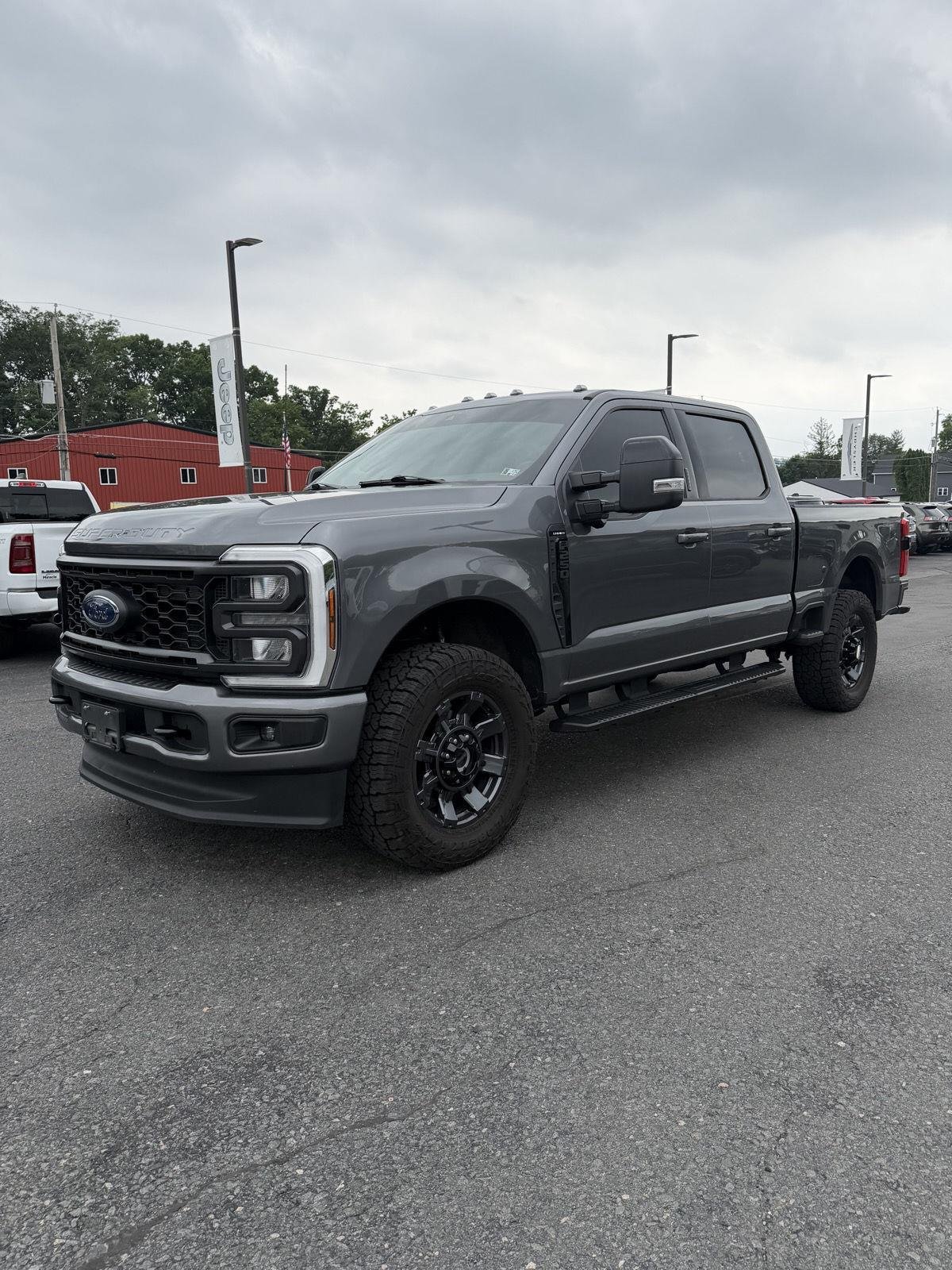 Used 2024 Carbonized Gray Metallic Ford LARIAT image 3