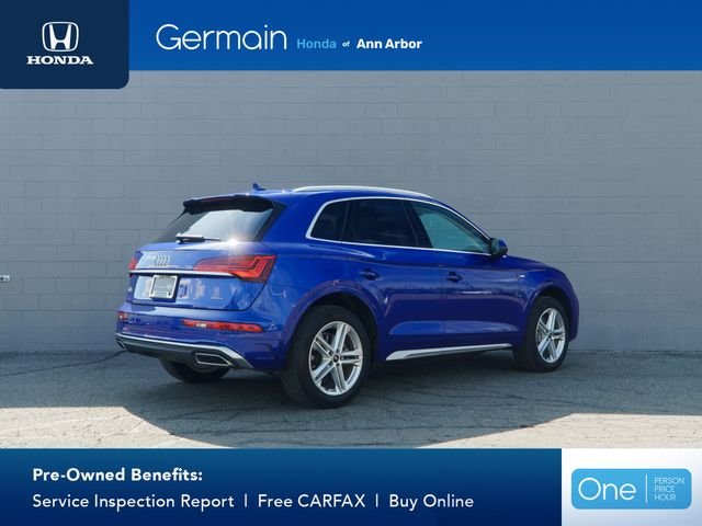 Used 2023 Blue Metallic Audi 55 Prestige image 7