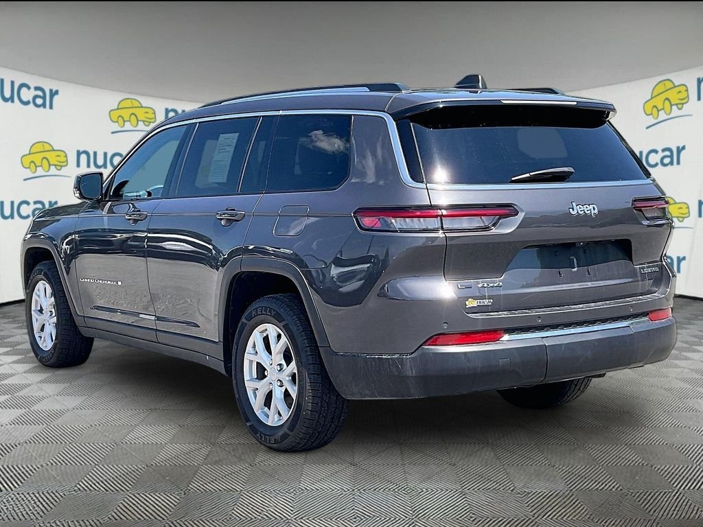 Used 2023 Baltic Gray Metallic Clearcoat Jeep Limited image 4
